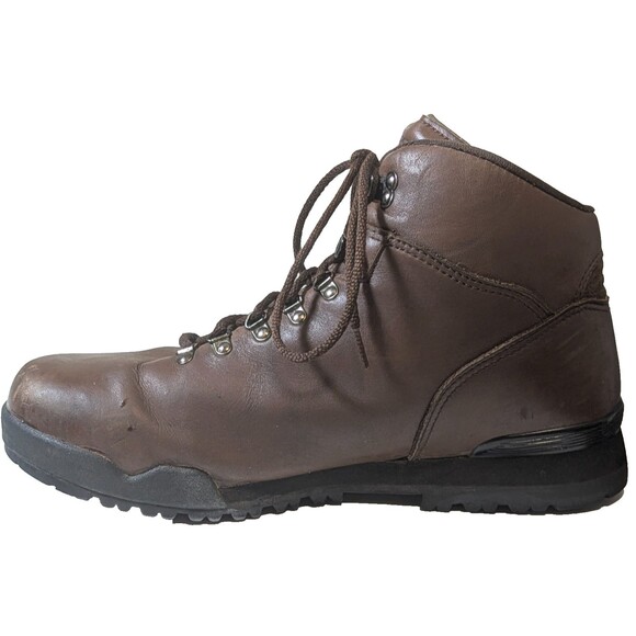 Vintage Merrell Ravine Men\'s 12 Brown Leather Hiking Boots Made In Korea VTG main image 8